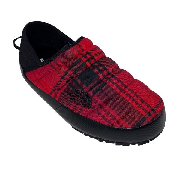 The North Face Thermoball Traction Mule V Novelty Red plaid SZ/5 - Picture 2 of 11